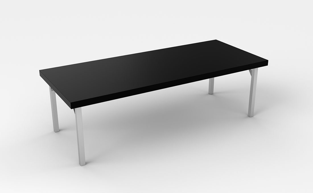 Rentals Tables Conference Table 72x30 Black