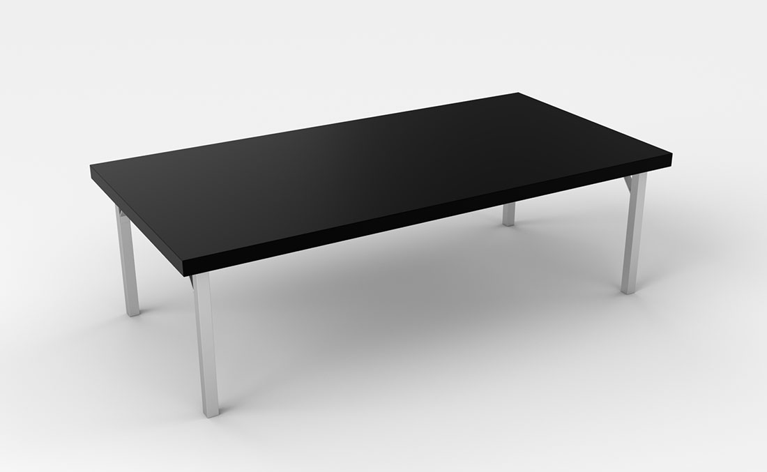 Rentals Tables Conference Table 72x36 Black