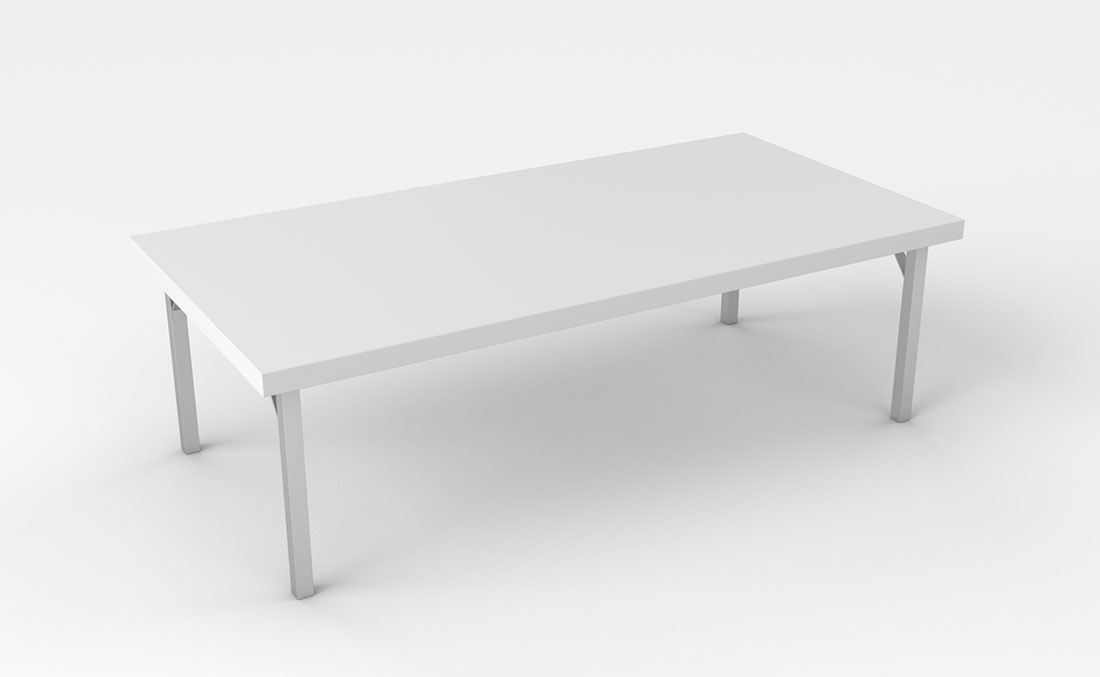 Rentals Tables Conference Table 72x36 White
