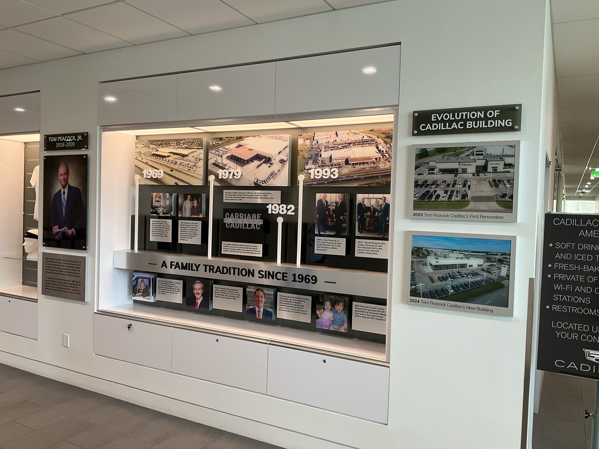 Peacock Cadillac - Timeline Wall